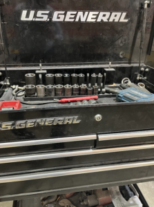 Rolling Tool Cart For Diesel Mechanics